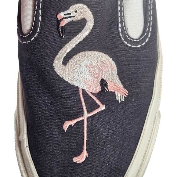 Black Converse chuck Taylor Deck Star 67 Women Slip-On Sneaker Flamingo 8 - Picture 8 of 12